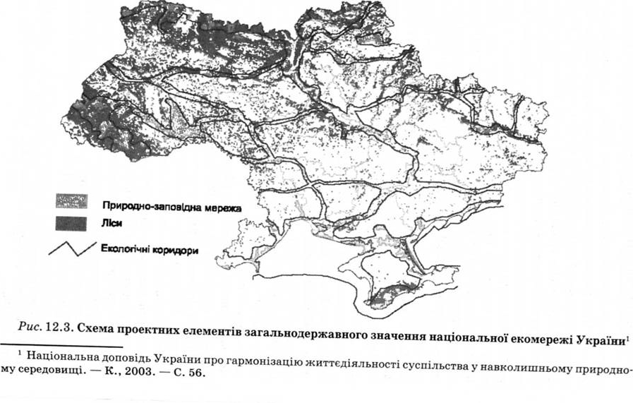 Схема проектних елементів загальнодержавного значення 