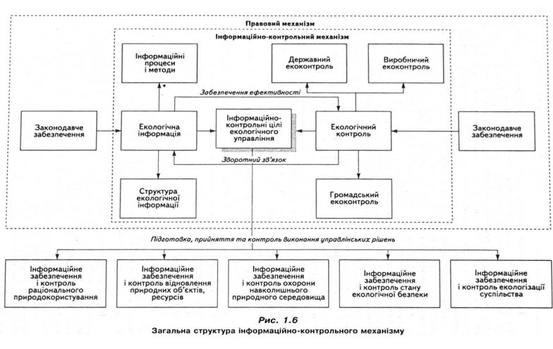 Загальна структура інформаційно-контрольного механізму 
