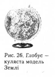 Глобус - куляста модель Землі