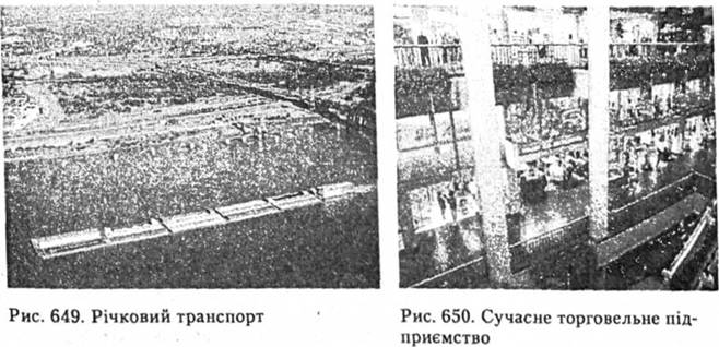 Річковий транспорт. Сучасне торговельне підприємство